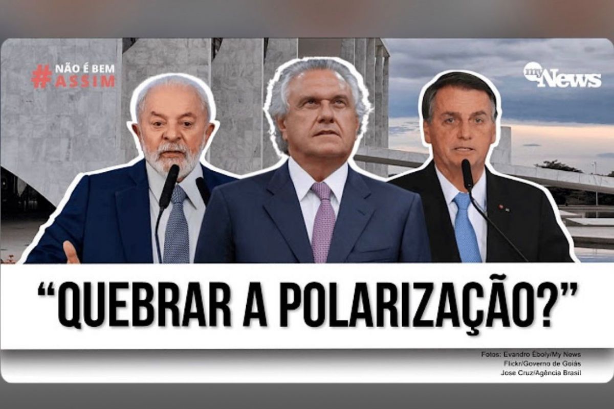 Site nacional diz que Caiado pode quebrar polarização entre Lula e Flavio Bolsonaro
